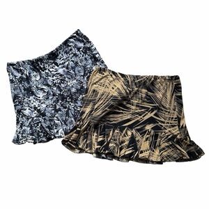 Lily Skirt Stylish Black and Gold Women's Skirt’s made in the USA